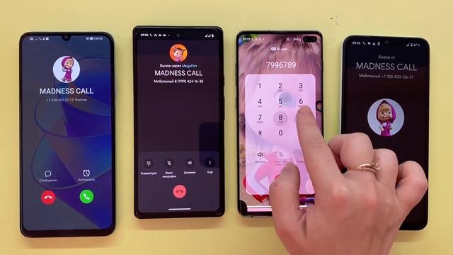 Samsung Galaxy S10+ Vs Google Pixel 6 / Honor X7a Vs Xiaomi Redmi A1 Plus/ Incoming & Outgoing Call смотреть онлайн