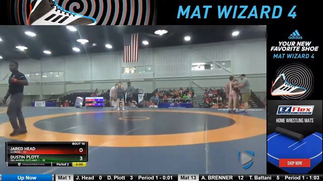 Mat 1 160 Jared Head Illinois Vs Dustin Plott Oklahoma Outlaws 1 смотреть онлайн