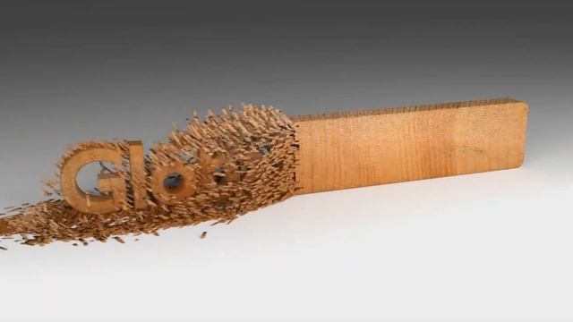 Интро для канала Globalmeister (Текст из дерева в Blender 3D) смотреть онлайн