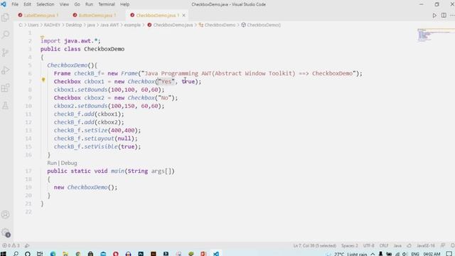 Introduction AWT in Java | AWT Example | #YouTube смотреть онлайн