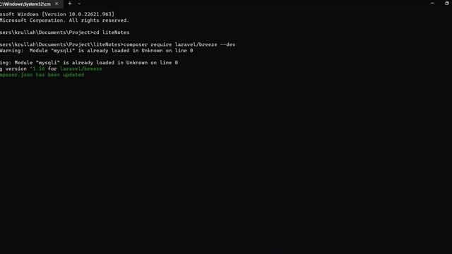 4. Authentication Module in Laravel 9 смотреть онлайн
