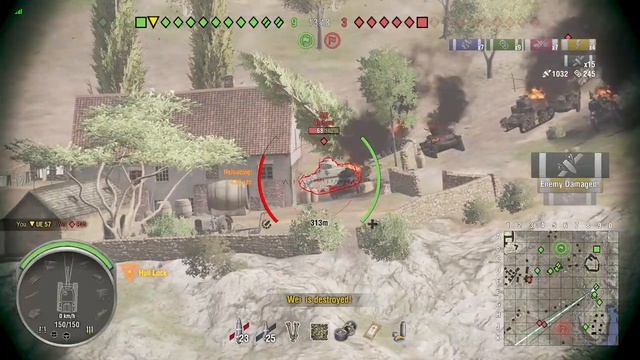 World of Tanks Xbox one Renault UE 57 11 Kills (M) смотреть онлайн
