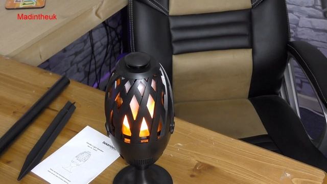 Boombeatz Bluetooth LED Flame Speaker Un-boxing & Test смотреть онлайн