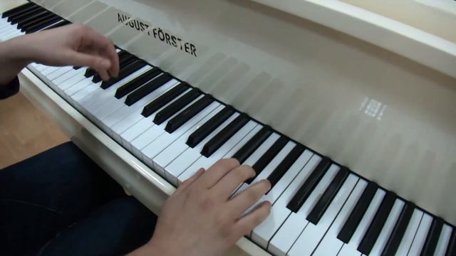 Белый рояль August Forster 170 - Бетховен смотреть онлайн