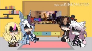 FNAF 2 reacts to Into the pit | FNAF | Gacha(old)