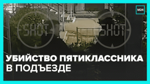 Убийство школьника в подъезде попало на видео – Москва 24