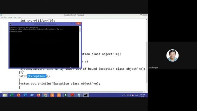 lecture 15 - Exception handling - nested try, multiple catch, finally, throw, throws смотреть онлайн