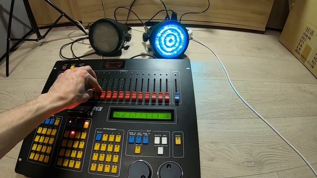 Световой пульт контроллер DMX Sunny 512 xhdmx смотреть онлайн