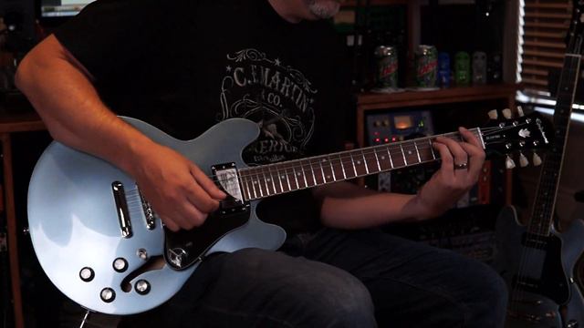 Epiphone ES 339 Pro Pelham Blue смотреть онлайн