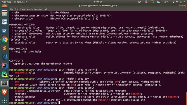Ethereum для начинающих. Geth Intro. Private Chain.