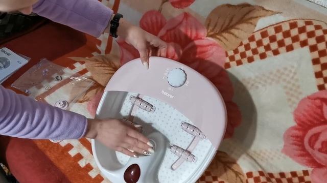 Распаковка - Ванночка для ног Beurer FB 20 смотреть онлайн