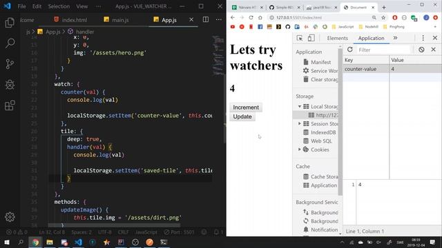 java19l vue localStorage смотреть онлайн
