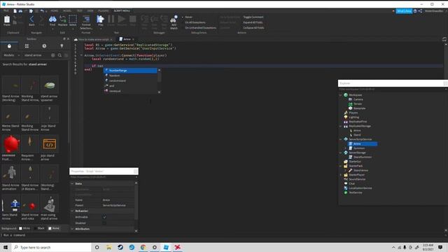 How to make a Stand Arrow script | Roblox Studio смотреть онлайн