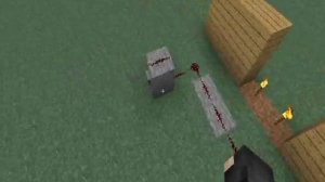 Механизмы MineCraft 3 серия - отключаем красный факел