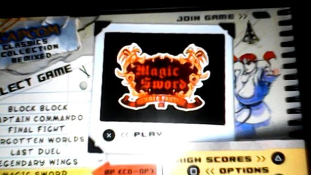 Capcom Classics Collection Remixed on PSP - Game List смотреть онлайн