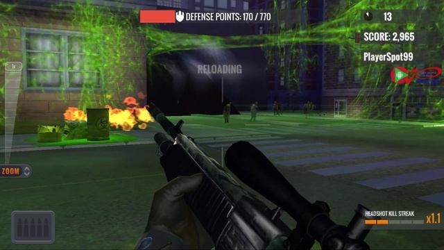 SNIPER 3D FUN FREE ONLINE FPS - Walkthrough Gameplay Part 5 - EVENT ZOMBIE NIGHTMARE (iOS Android) смотреть онлайн