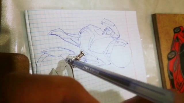 Как нарисовать мотоцикл смотреть онлайн