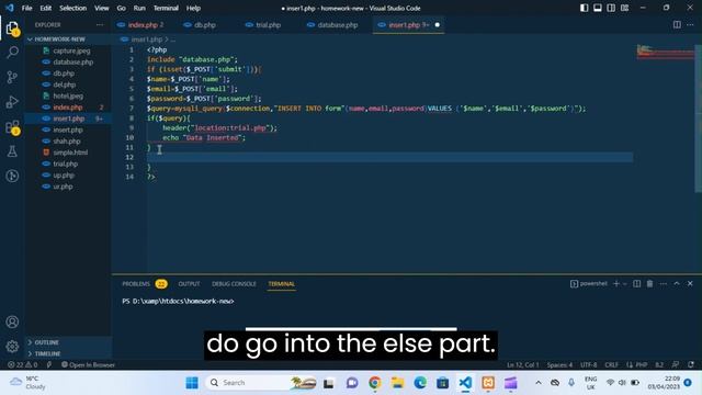 Art of Data Sending to Database using PHP ! #php смотреть онлайн