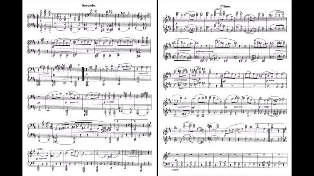 Ernő Dohnányi - Waltz for piano duo Op. 3 (audio + sheet music) смотреть онлайн