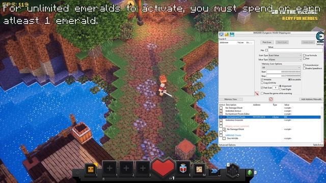 Minecraft Dungeons *Working* Unlimited Emeralds/Gems Method! Cheat Engine! смотреть онлайн