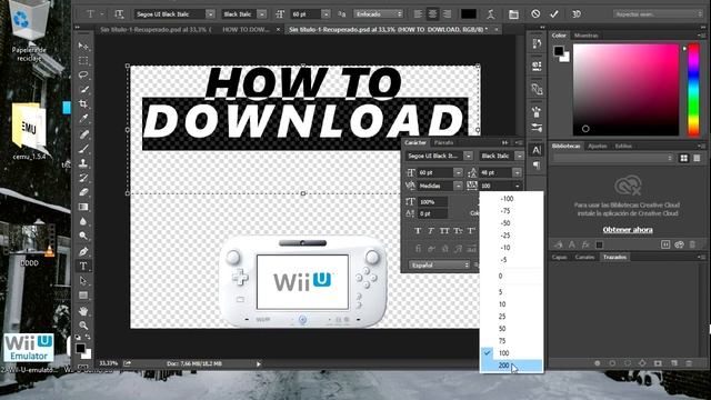 PHOTOSHOP CC: INTERLINEADO Y ESPACIADO DE TEXTO смотреть онлайн