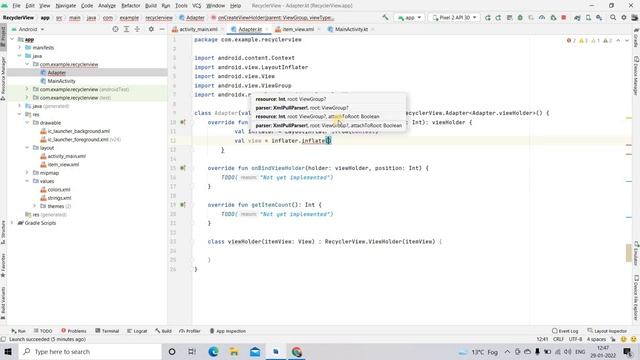 How to Create Recycler View in Kotlin | Android Development смотреть онлайн