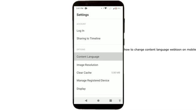 how to change language in webtoon || change app-text & content language webtoon on mobile смотреть онлайн