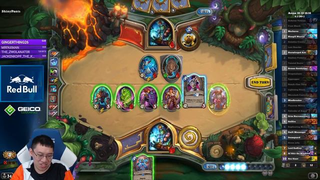 GODFREY SHAMAN-LOCK! | The Boomsday Project | Hearthstone Arena смотреть онлайн