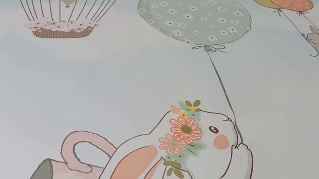 Бумажные фотообои бесшовные VEROL "Звери на шариках" фотообои на стену, отделка стен декор, интерье смотреть онлайн