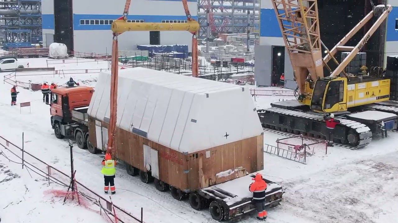 На Амурский ГПЗ доставлены два газоперекачивающих агрегата «Ладога» для пятой линии предприятия смотреть онлайн