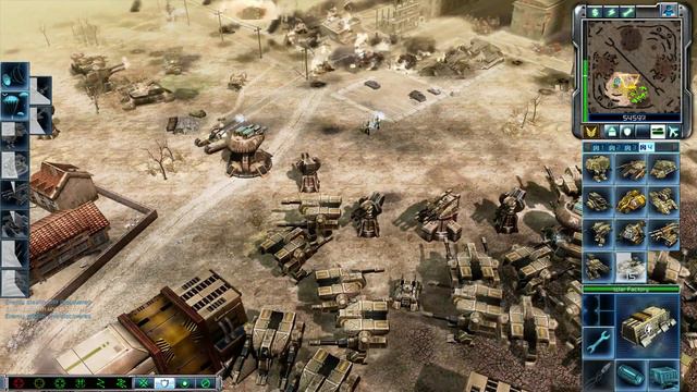 Command and Conquer 3: Tiberium Wars CROSSFIRE Mod GDI vs NOD BRUTAL AI | Black's Big Battle смотреть онлайн