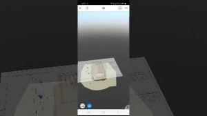 Проект дома на телефоне