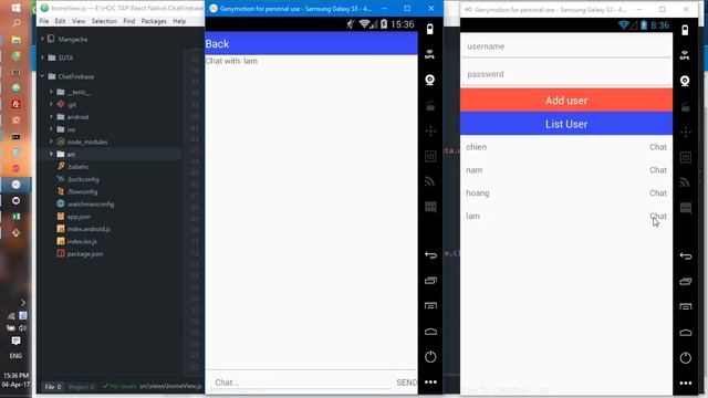 [React Native] - Demo Chat Realtime Firebase Basic смотреть онлайн