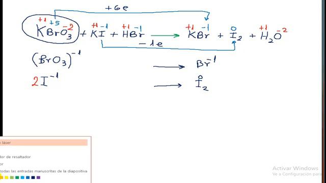 Balance de ecuaciones químicas por Ión Electrón en medio ácido смотреть онлайн