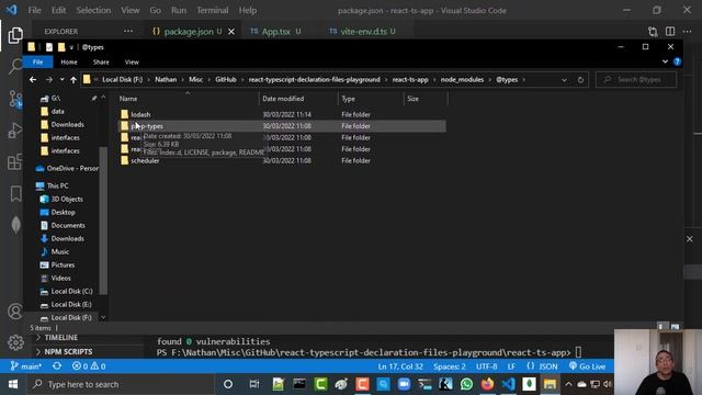 Typescript type declaration files in react смотреть онлайн