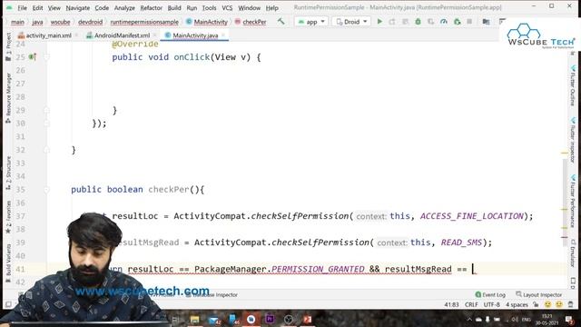 How to Request a Run Time Permission for Risky Permission - Android Kotlin Tutorial смотреть онлайн