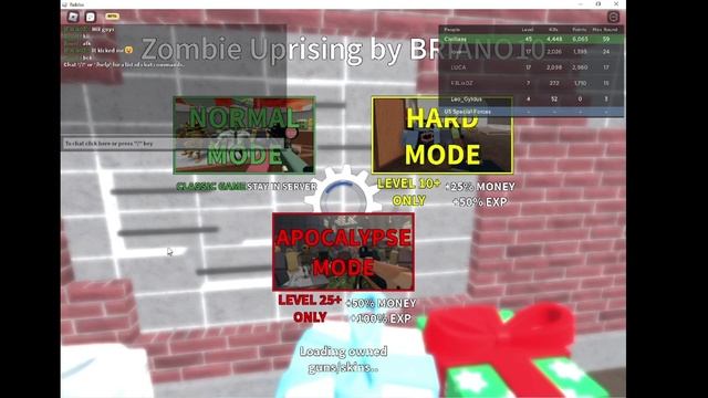 ZOMBIE UPRISING ROBLOX CHEAT l UNLIMITED AMMO l SPEED HACKS l NOCLIP l AIMBOT l смотреть онлайн