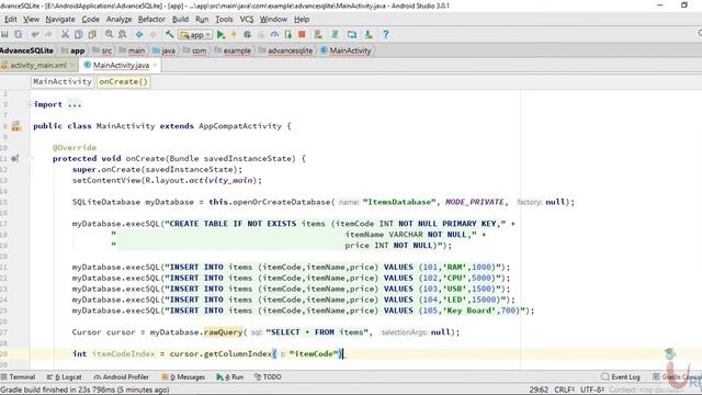 Android Development Lecture 48 (Advanced SQLite Databases) смотреть онлайн