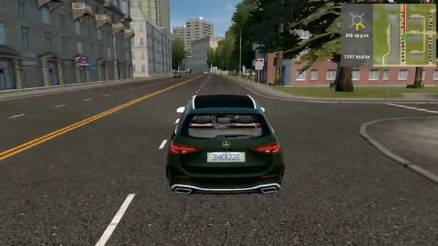 Mercedes Benz Station Wagon C300 4MATIC W206 | City Car Driving Simulator смотреть онлайн