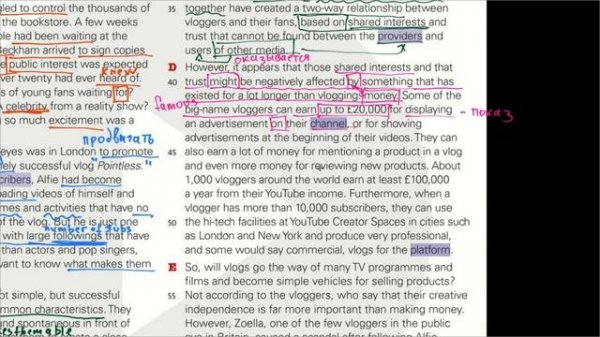 Solutions Upper-Intermediate SB | Unit 1 | текст Stars of Vlogosphere -2