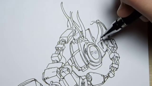 Как НАРИСОВАТЬ ГЛЕДОС из PORTAL | Рисунок GLaDOS PORTAL! смотреть онлайн