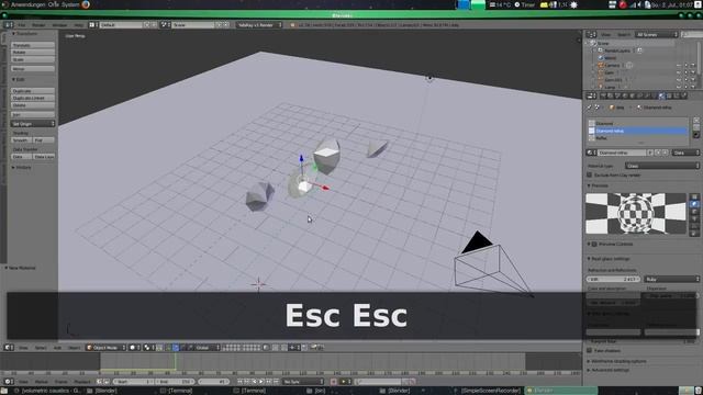Blender Tutorial - rendering diamonds and gemstones - YafaRay Render [ENG] смотреть онлайн