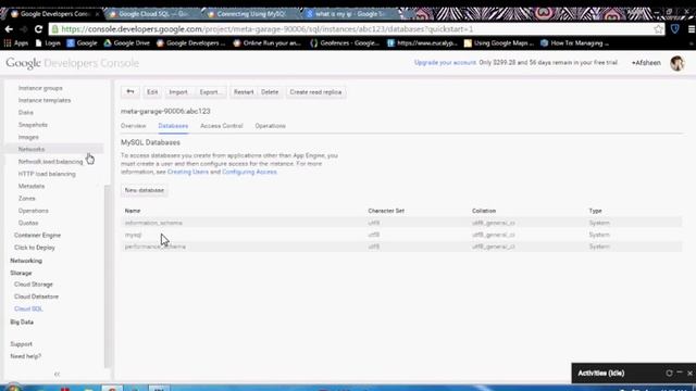 Creating and accessing Database in Google App Engine with Google Cloud SQL Platform. смотреть онлайн