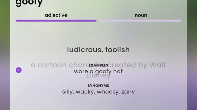 Goofy — definition of GOOFY смотреть онлайн