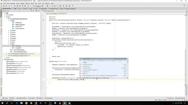 Android Studio Firebase Instagram Clone App 49# Import Folders in Gallery смотреть онлайн