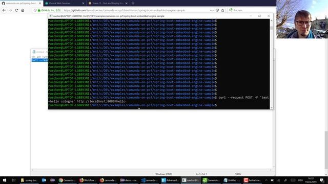 How to run Camunda 7 on PCF - Apprach 2: Embedded in Java Spring Boot App смотреть онлайн
