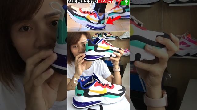 REVIEW NIKE AIRMAX REACT 270 AO4971-002 смотреть онлайн
