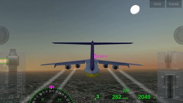 AIRLINE COMMANDER BAE SYSTEMS 146  JOHANNESBURG  - ABUJA FULL LANDING AND SIMPLE TAKEOFF