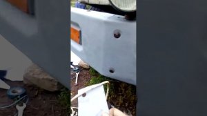 Доработка бампера Зил бычок
