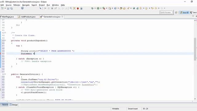 Billing Software Part 8 Fetch Database to JTextField, JLabel, JCombobox Swing смотреть онлайн